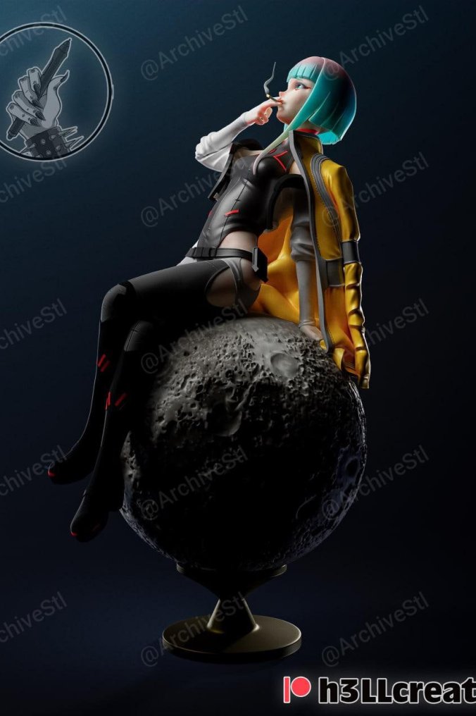 赛博朋克2077 露西 (Lucy) 3D打印图纸